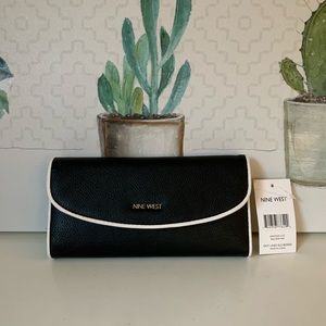 Nine West Black Folding Wallet